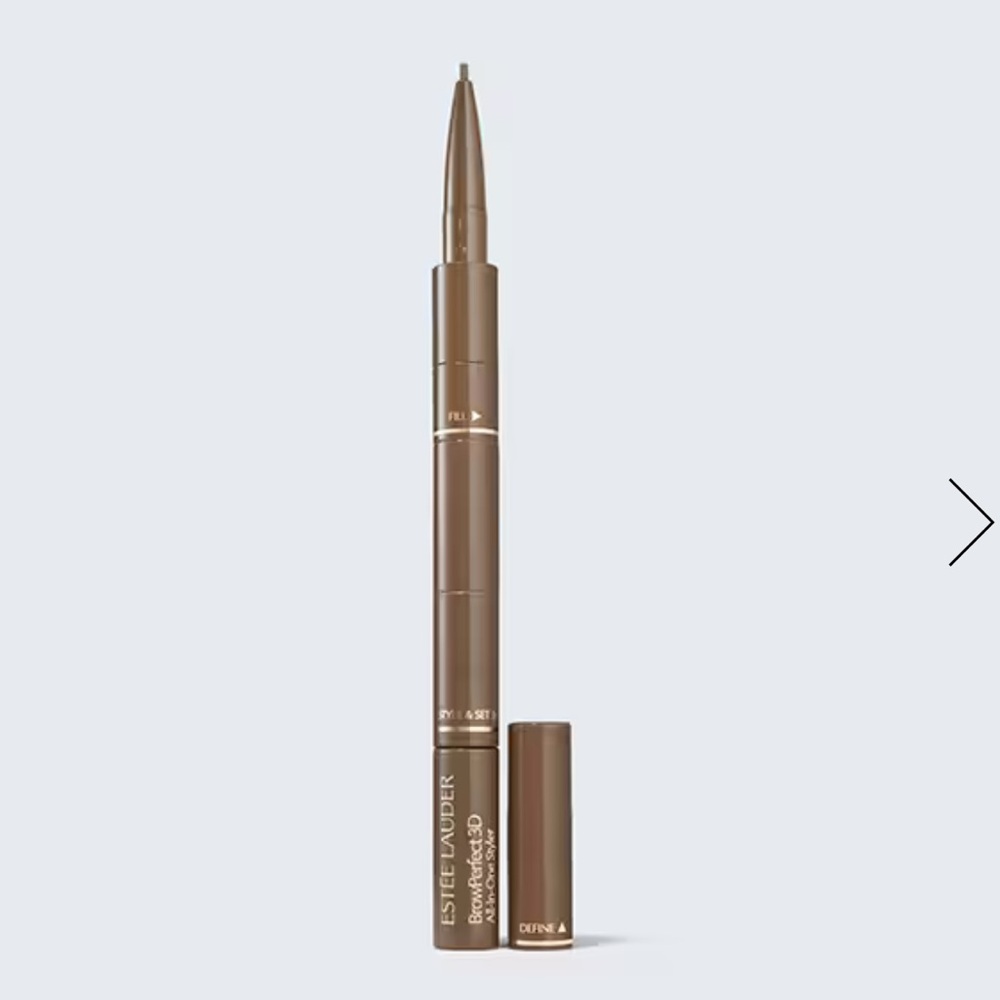 NEW FULLSIZE ESTÉE LAUDER BROW PERFECT 3D ALL IN ONE STYLER 04 TAUPE